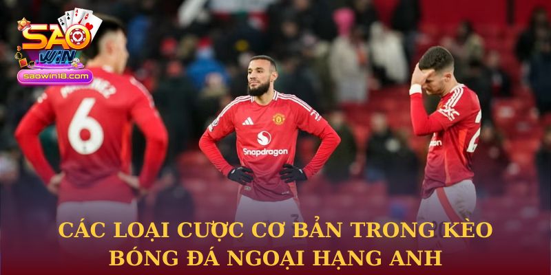 Các loại cược cơ bản trong kèo bóng đá Ngoại Hạng Anh