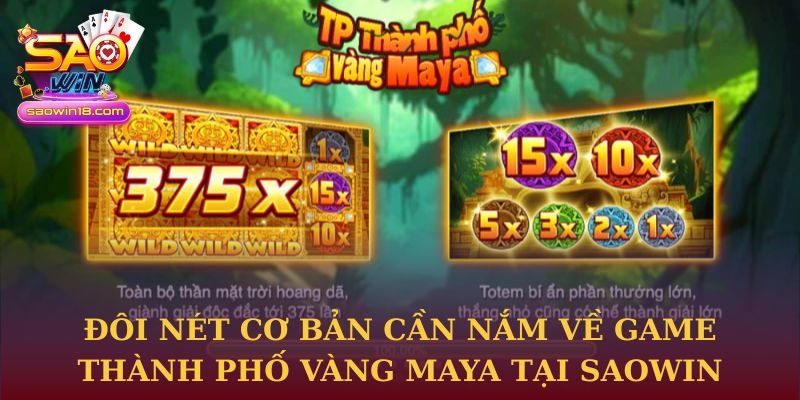 Đôi nét cơ bản cần nắm về game Thành Phố Vàng Maya tại Saowin
