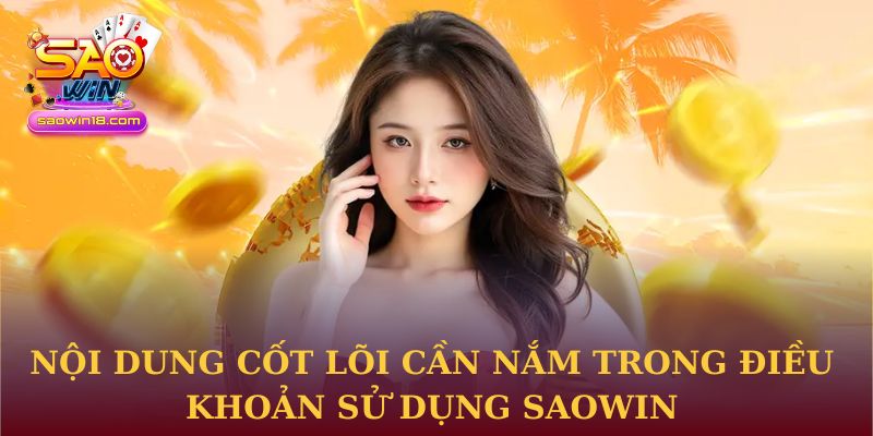 Lý do cần nắm rõ cách điều khoản sử dụng Saowin là gì?